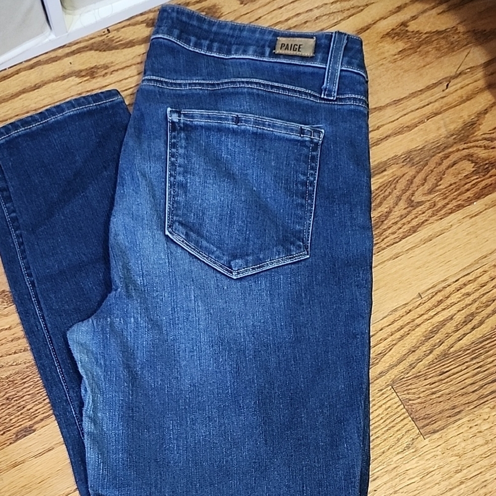 PAIGE Blue Skinny Jeans Classic Denim